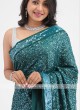 Green Party Wear Saree